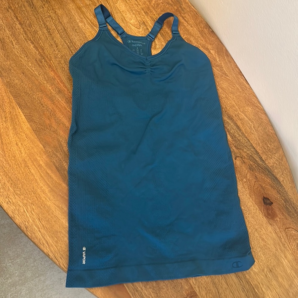 Champion Teal Vapor Gear Seamless Tank Top Size S